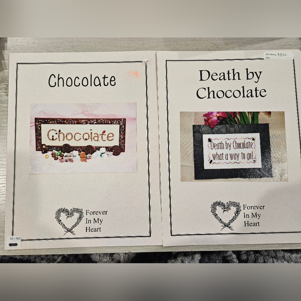 Chocolate Counted Cross Stitch Chart Designs Death By Chocolate